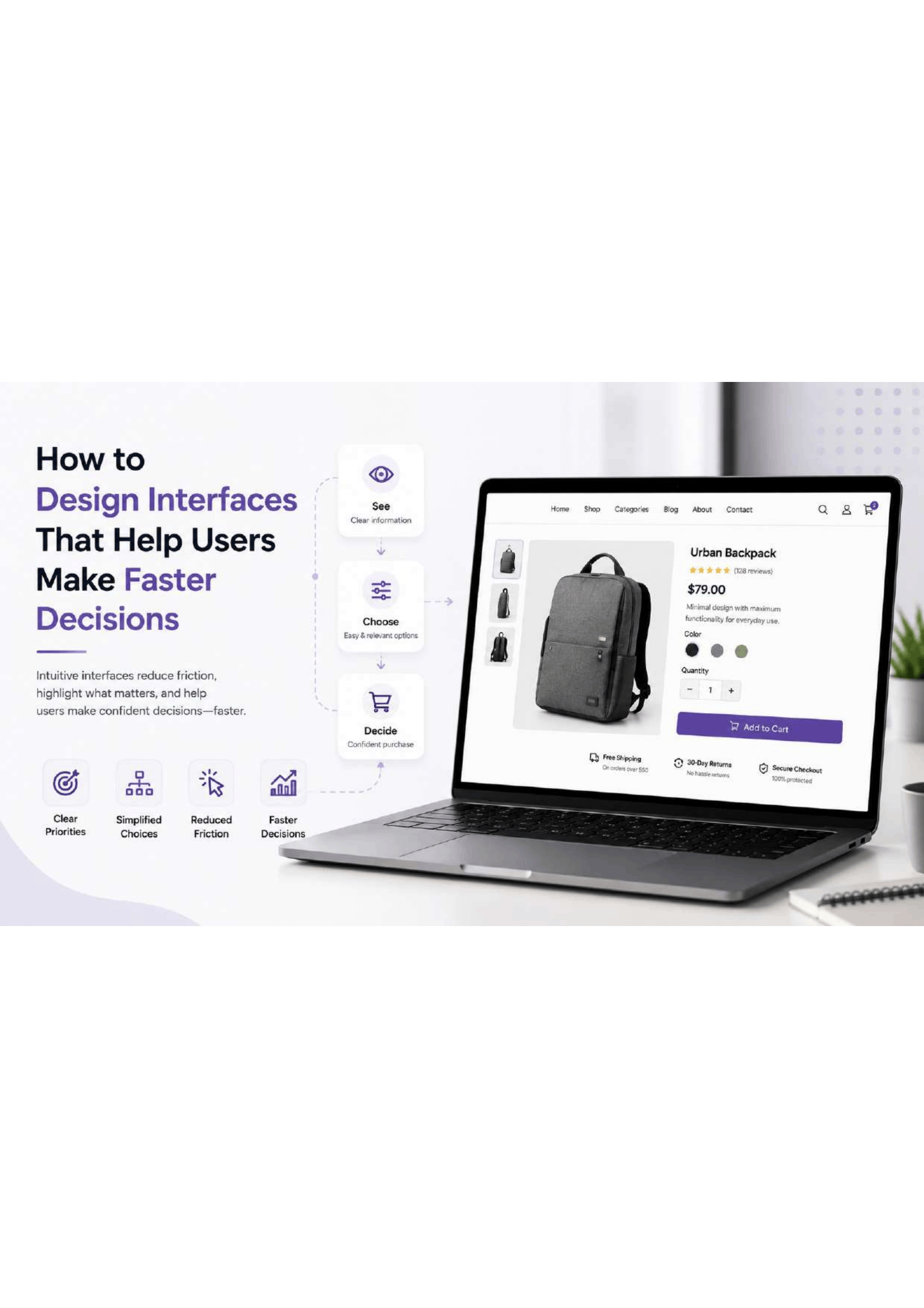 How to Design Interfaces That Help Users Make Faster Decisions